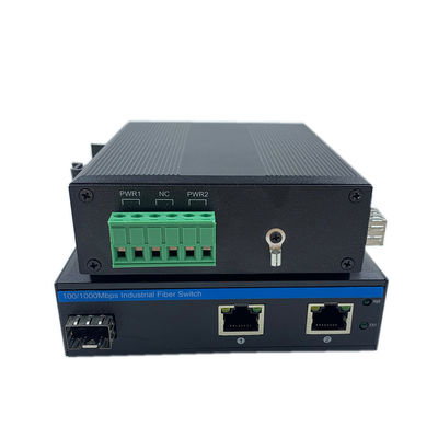 Industrial PoE Switch Unmanaged 2-Port Gigabit UPoE +2-Port Gigabit SFP  optical port - LINKOH